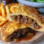 Flaky Mince Beef and Onion Pies