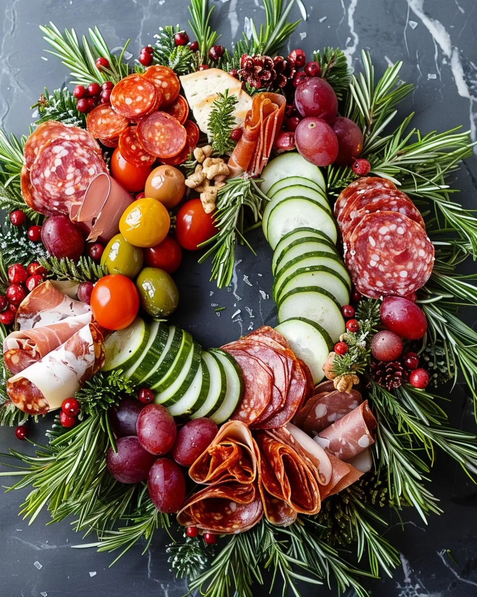 Create a Stunning Christmas Charcuterie Wreath That’s Easy and Festive