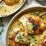 French Chicken with Creamy Mustard-White Wine Sauce