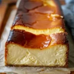 Burnt Basque Cheesecake in a Loaf Pan