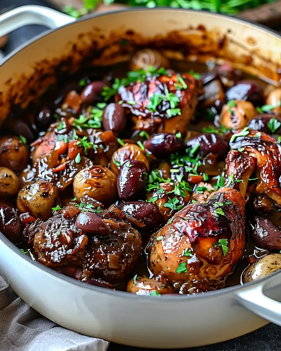 Julia Child’s Coq au Vin Recipe: Comforting Turkey Bacon Delight