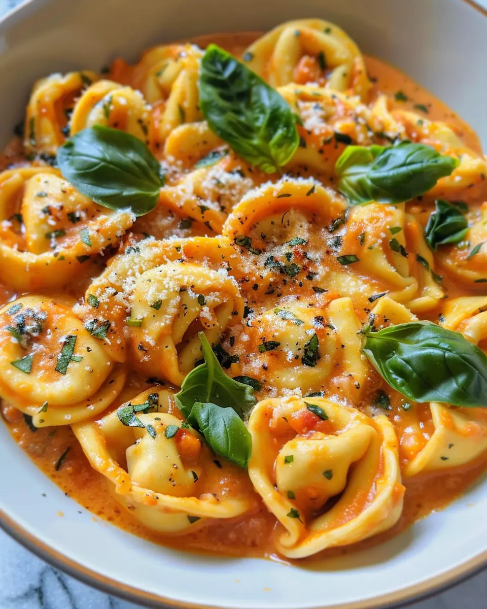 Creamy Tomato Tortellini with Turkey Bacon: The Best Comfort Dish