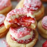 Soft Strawberry Cheesecake Cookies – Sweet & Creamy Bites