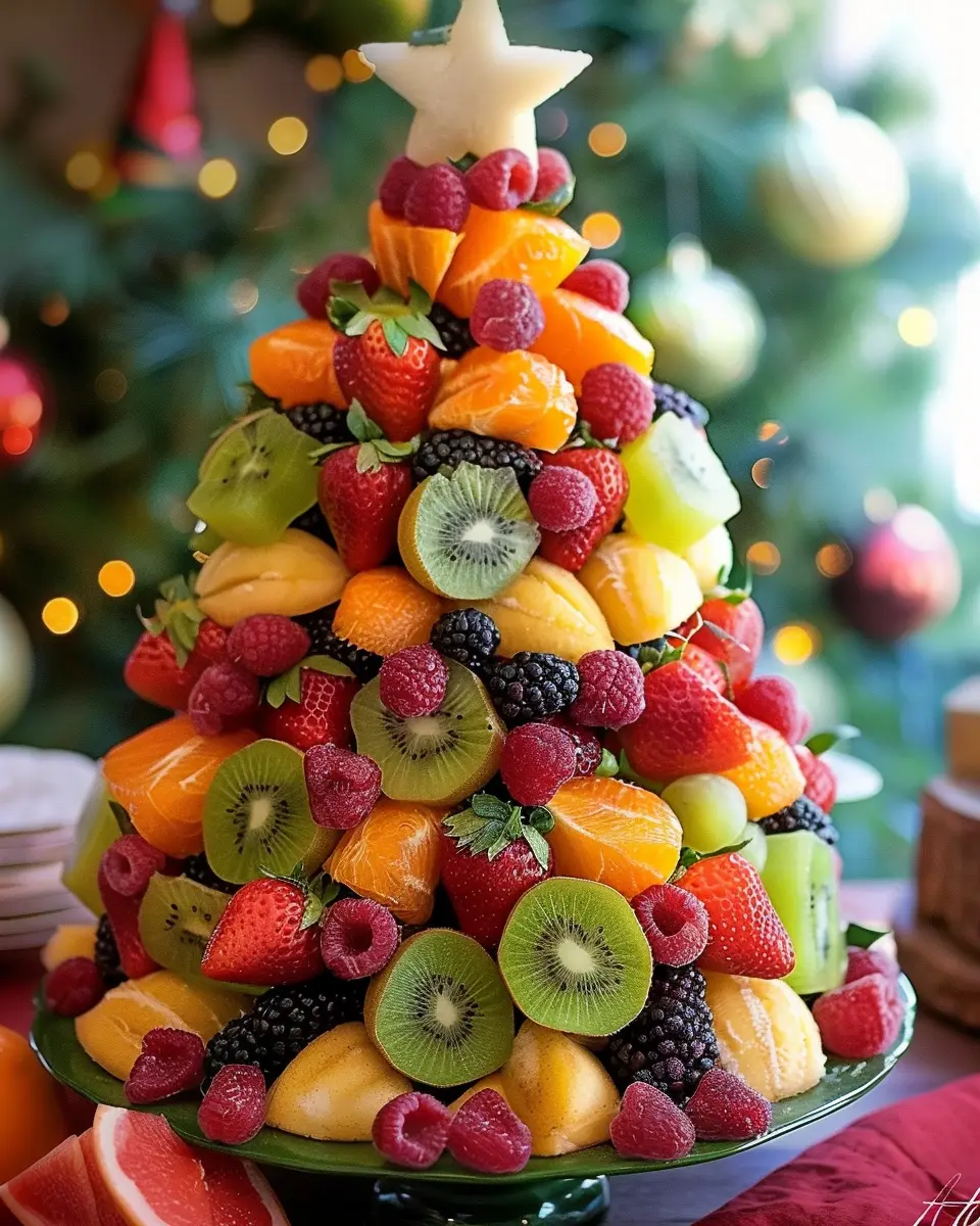 Fruit Christmas Tree: Easy and Fun Holiday Treat Idea for Everyone