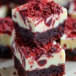 Red Velvet Cheesecake Brownies – Swirled, Fudgy, and Absolutely Irresistible