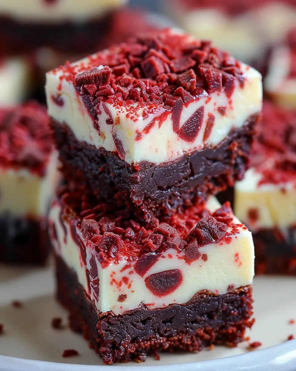 Red Velvet Cheesecake Brownies: Indulgent, Fudgy Perfection