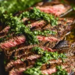 Flank Steak with Chimichurri Sauce