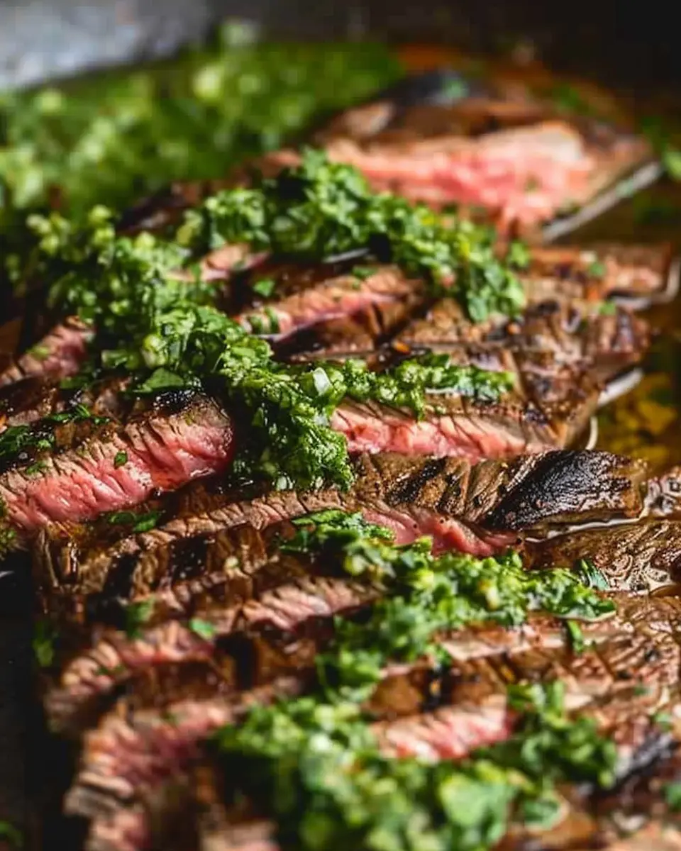 Flank Steak with Chimichurri Sauce: A Juicy, Easy Recipe to Savor