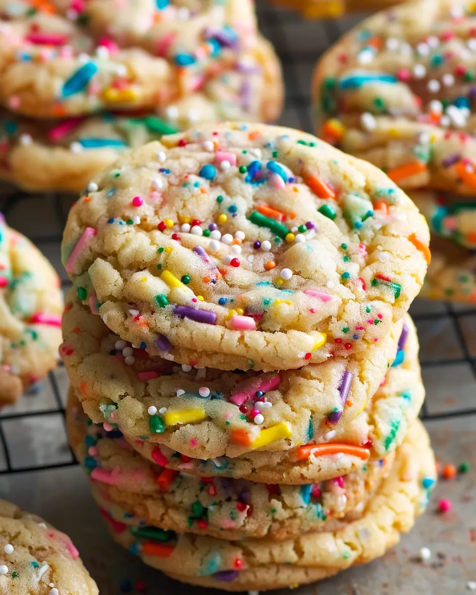 Birthday Cake Cookies: The Best Sweet Treat for Celebrations
