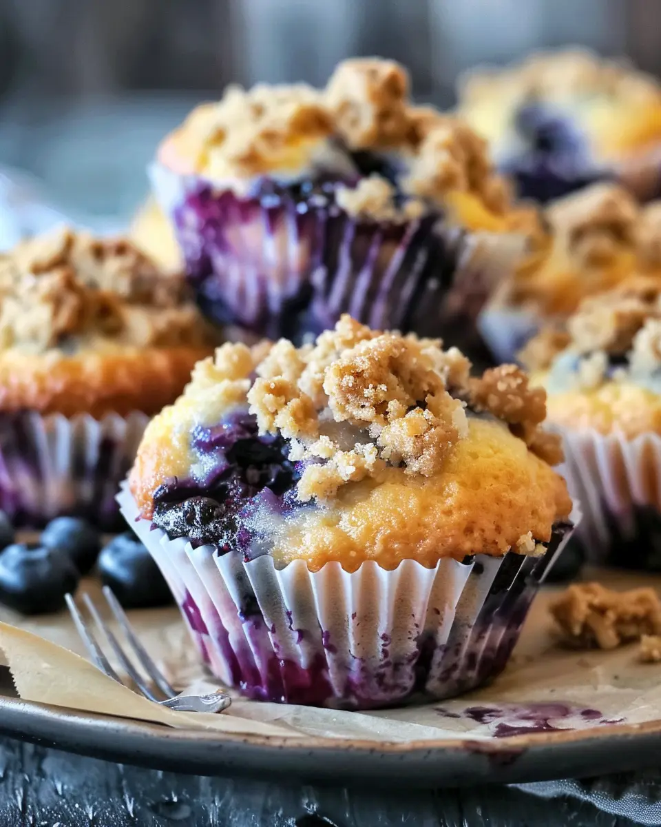 Bakery Style Lemon Blueberry Streusel Muffins That Delight Your Senses