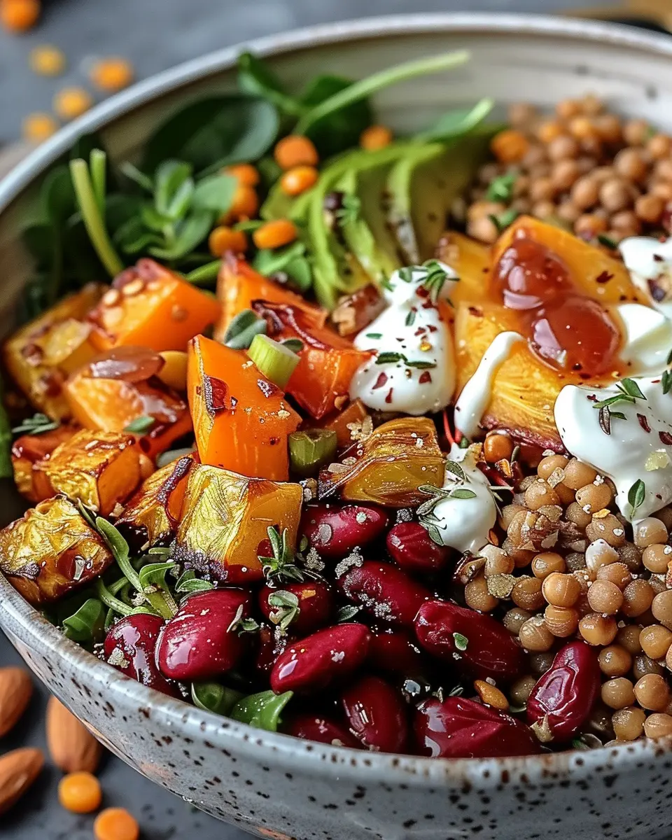 Winter Harvest Dinner Bowl: Easy Comfort Food Delight with Turkey Bacon