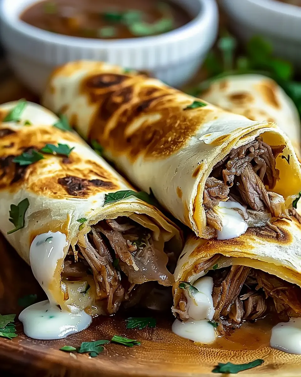 Delicious French Dip Tortilla Roll Ups: Easy Comfort Food Recipe