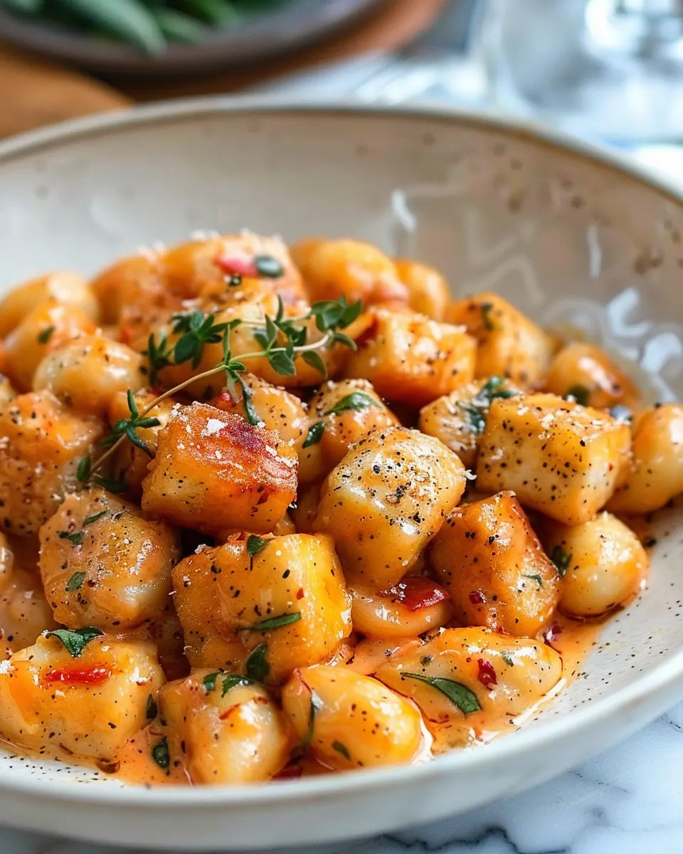 Marry Me Crispy Tofu with Gnocchi – The Best Vegan Delight