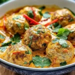 Irresistible Thai Chicken Meatballs in Coconut Curry Recipe