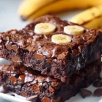 3 Ingredient Banana Brownies