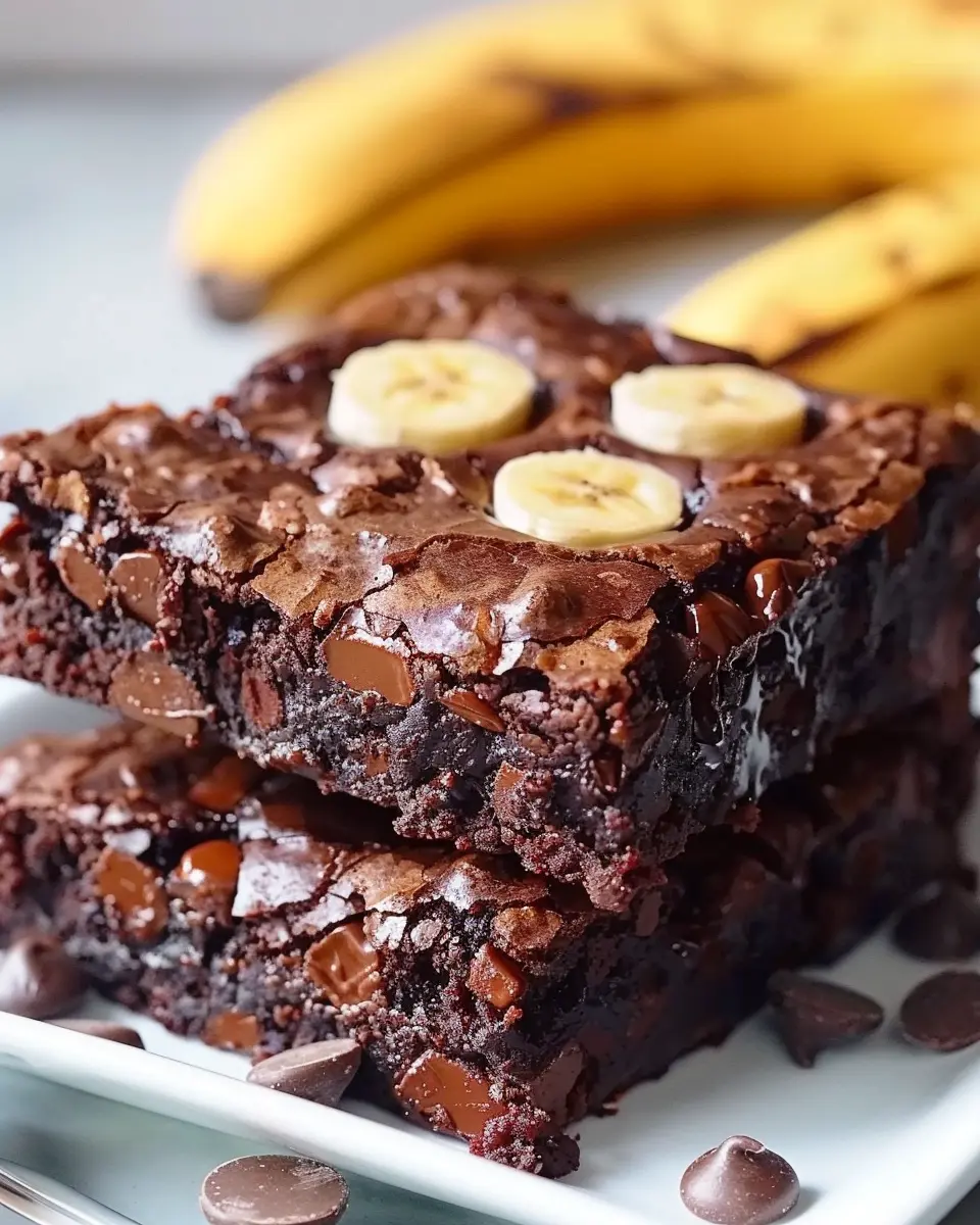 3 Ingredient Banana Brownies: Easy Dessert for Sweet Cravings