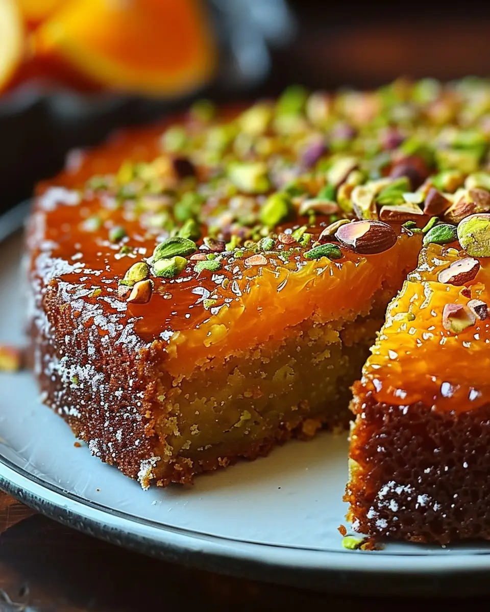 Flourless Orange, Pistachio, and Almond Cake: A Zesty Delight