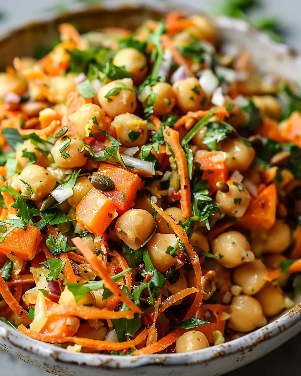 Moroccan Carrot and Chickpea Salad: A Deliciously Fresh Twist