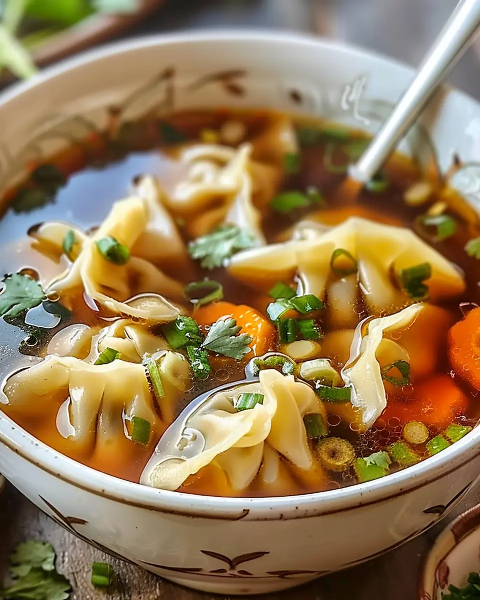 Comforting Potsticker Soup: A Cozy Bowl of Flavorful Delight