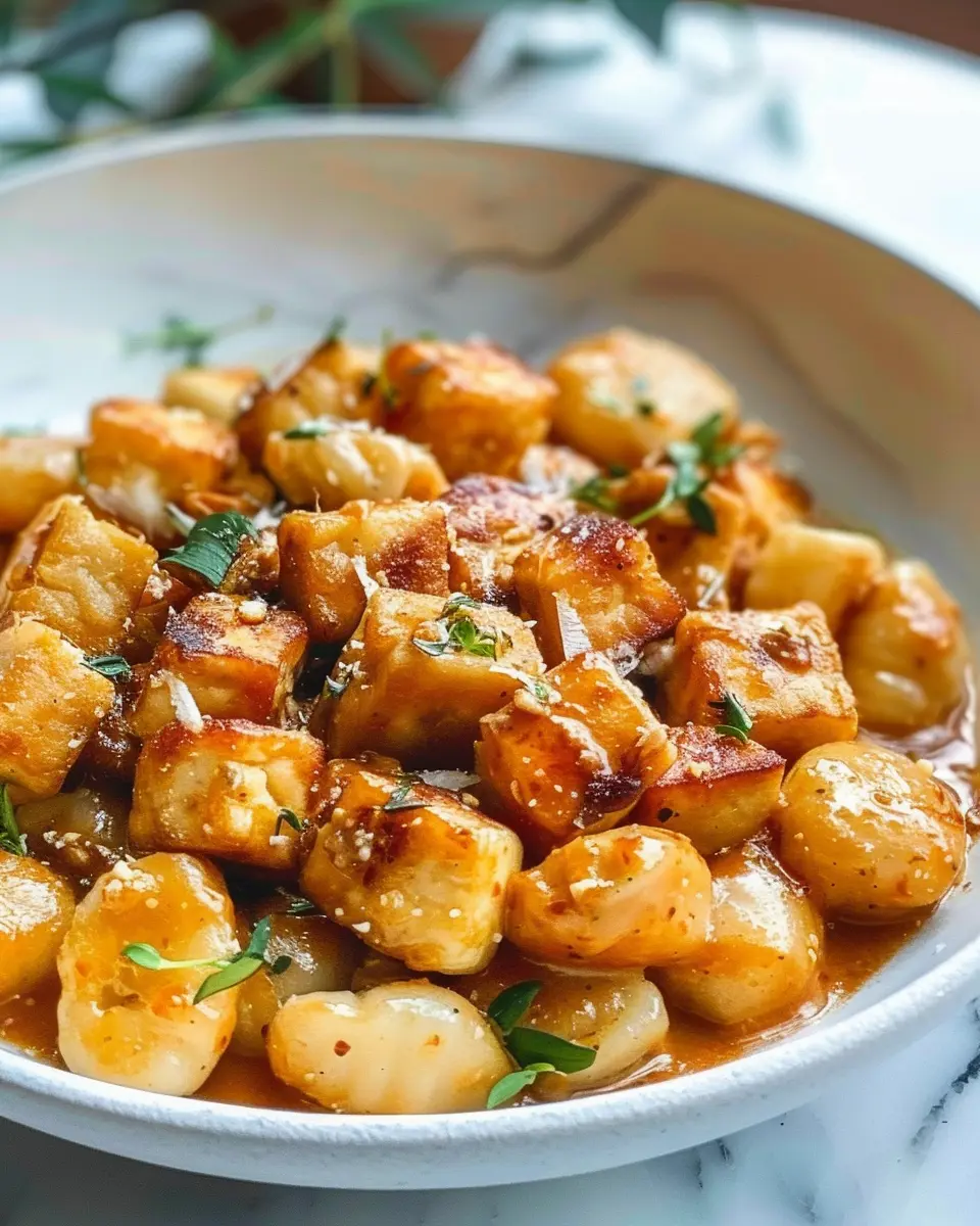 Marry Me Crispy Tofu: Irresistibly Easy Gnocchi for Vegans