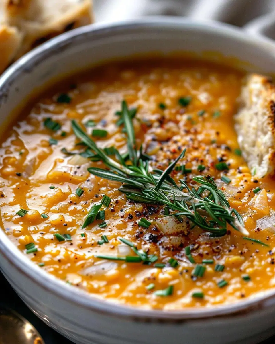 Carmelized Onion Red Lentil Soup: A Comforting and Easy Recipe