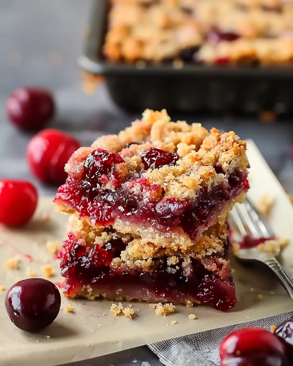 Quick Cherry Crumble Bars: Easy Dessert for Cozy Nights