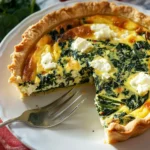 Delicious Spinach Feta Quiche