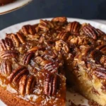 Vegan Pecan Upside Down Cake