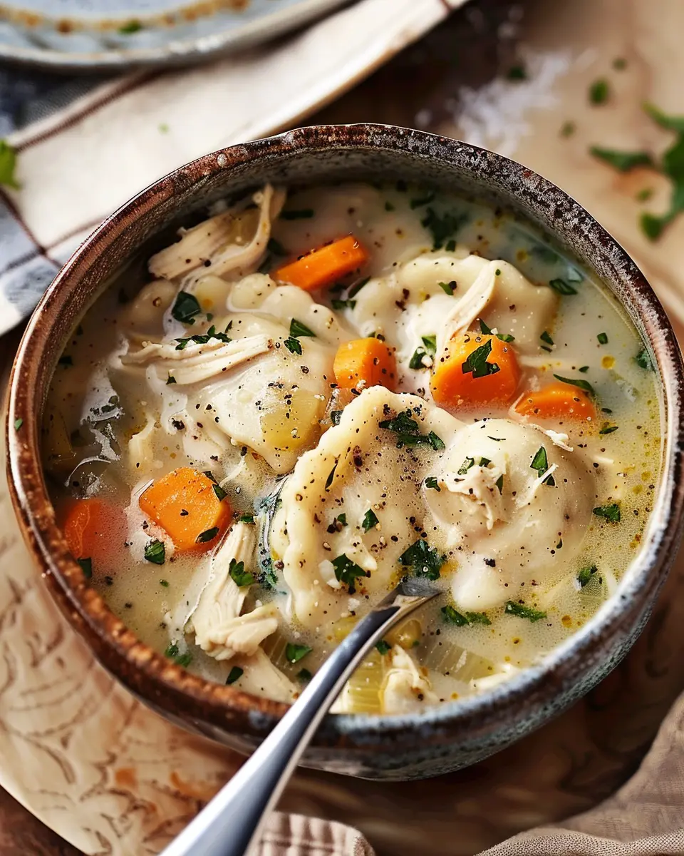 Hearty Dairy-Free Chicken Dumpling Soup: A Comforting Delight