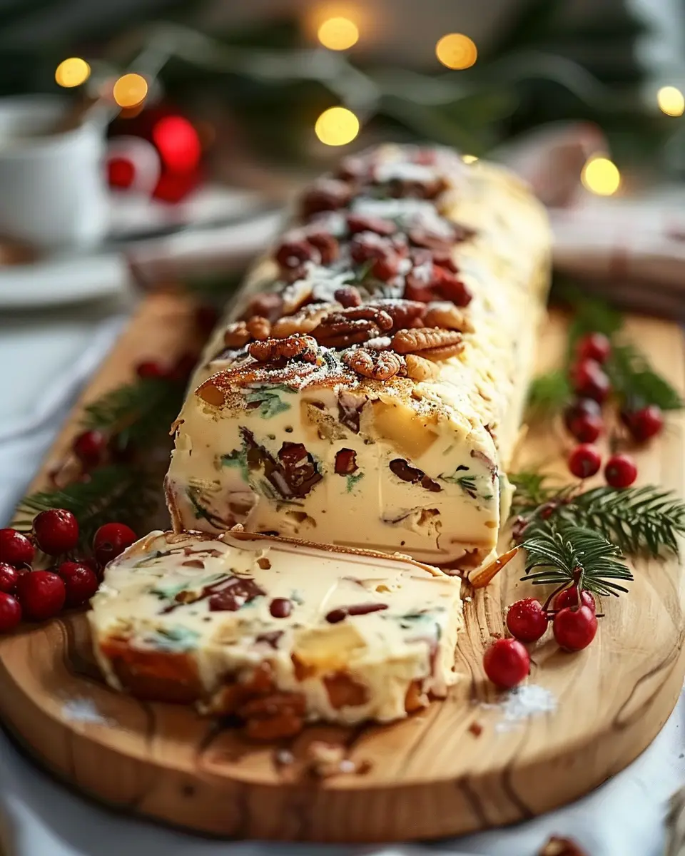 Festive Italian Cheese Log Delight Recipe: Easy Holiday Treat