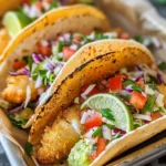 Crispy Fish Tacos with Cilantro Lime Slaw: A Crunchy, Zesty Delight