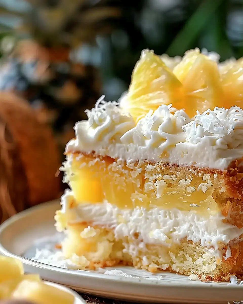 Pineapple Coconut Dream Cake: Indulgent Tropical Delight at Home