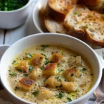 Creamy Czech Garlic Soup