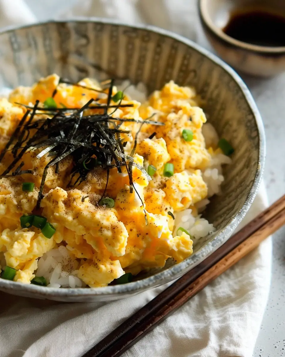 Miso scrambled eggs: Easy Japanese-style delight with Turkey Bacon
