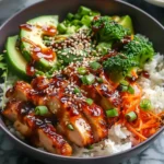 Healthy Sticky Chicken Bowls: Effortlessly Delicious Dinner!