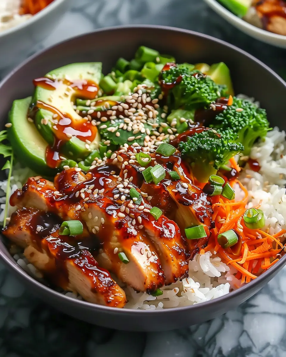 Healthy Sticky Chicken Bowls: Effortlessly Delicious and Guilt-Free Dinner