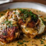 Smothered Chicken Thighs Gravy