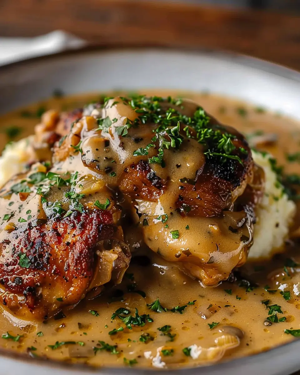 Smothered Chicken Thighs Gravy: Indulgent Comfort Food Recipe