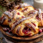 Homemade Cranberry Orange Star Bread