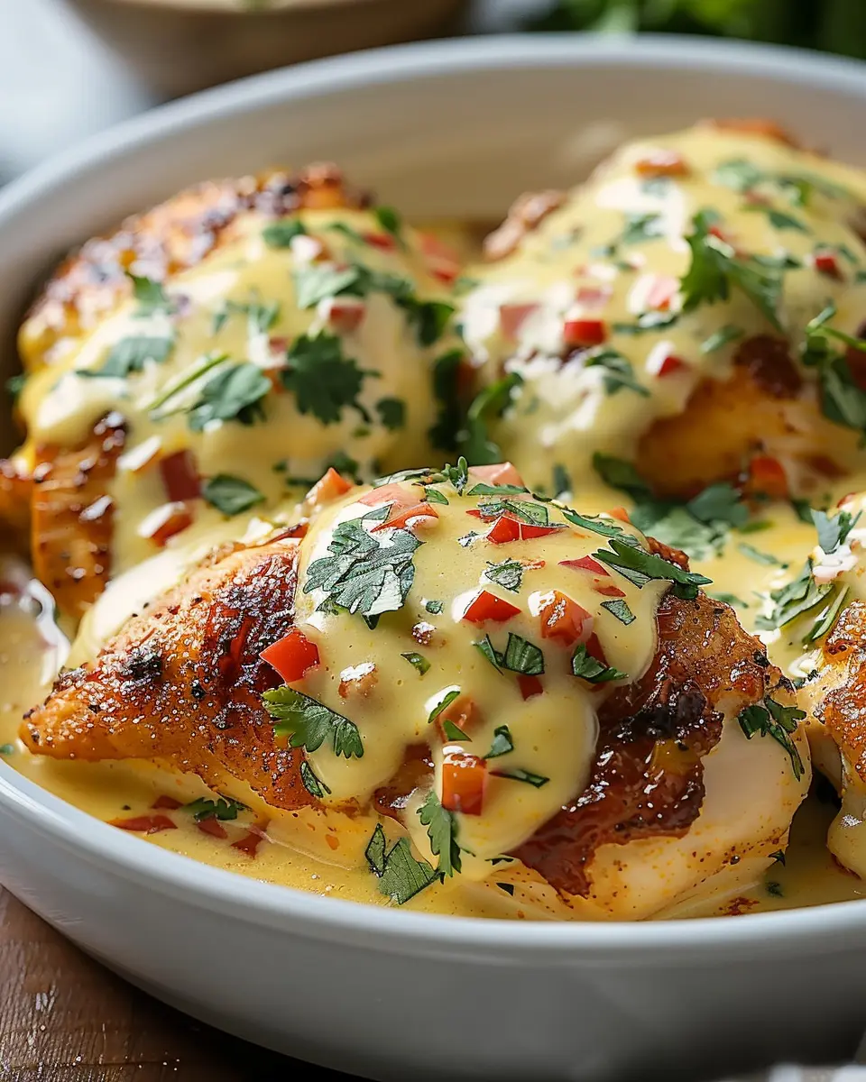 Mexican Chicken with Cheese Sauce Recipe: Easy and Indulgent Meal