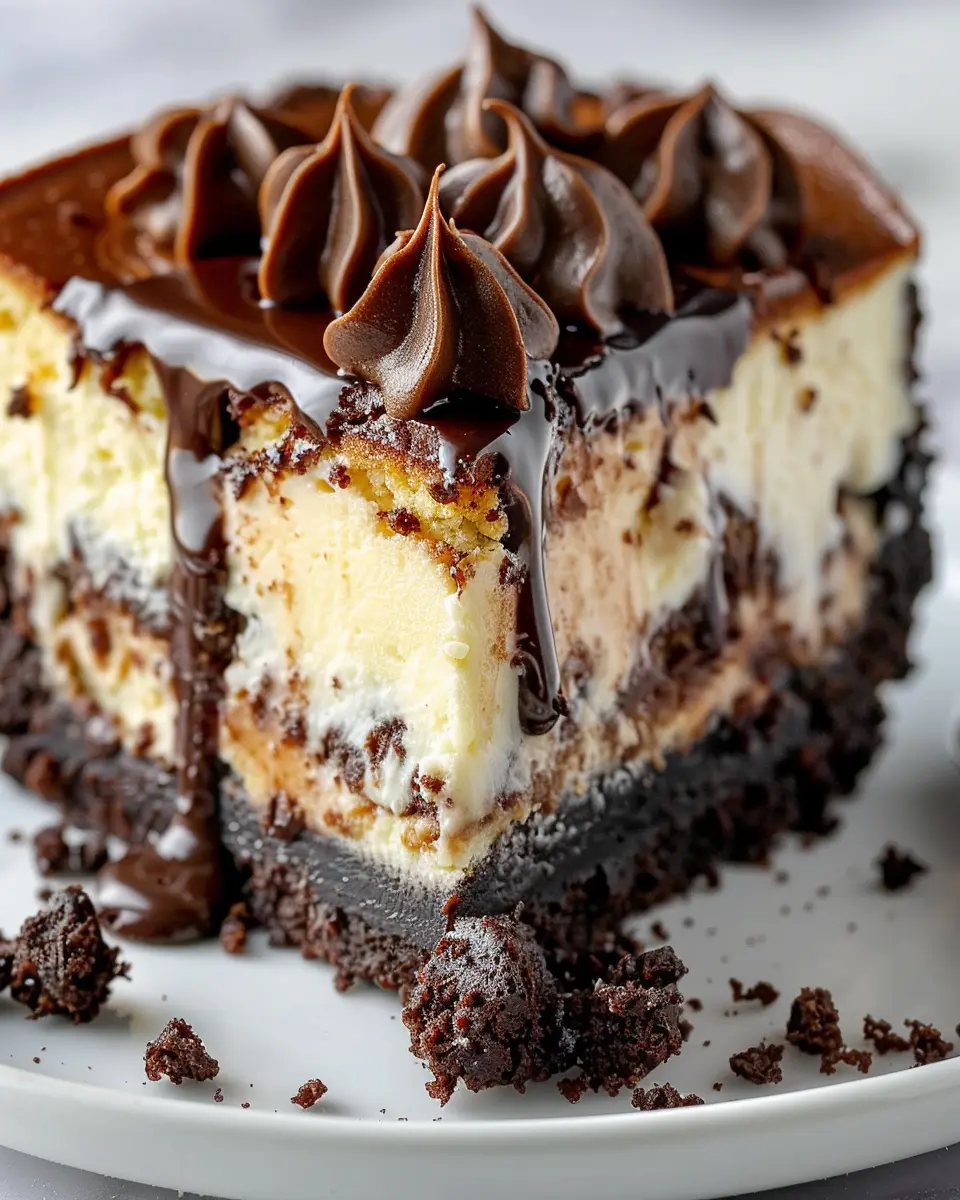 Fudgy Brownie Cheesecake: The Ultimate Decadent Delight