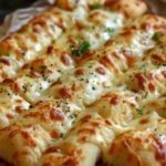 Homemade Cheesy Breadsticks