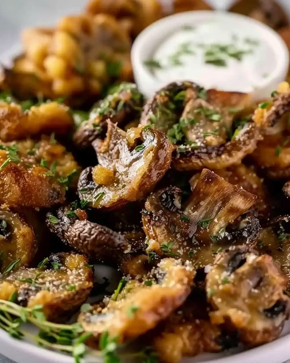 Fried Mushrooms Recipe: Easy and Crispy with Turkey Bacon Twist