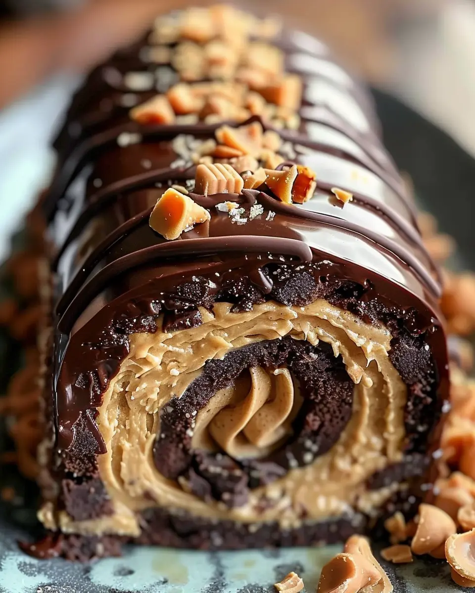 Irresistible Peanut Butter Cup Chocolate Roll: An Indulgent Treat
