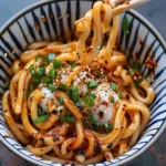 Chili Garlic Udon Noodles