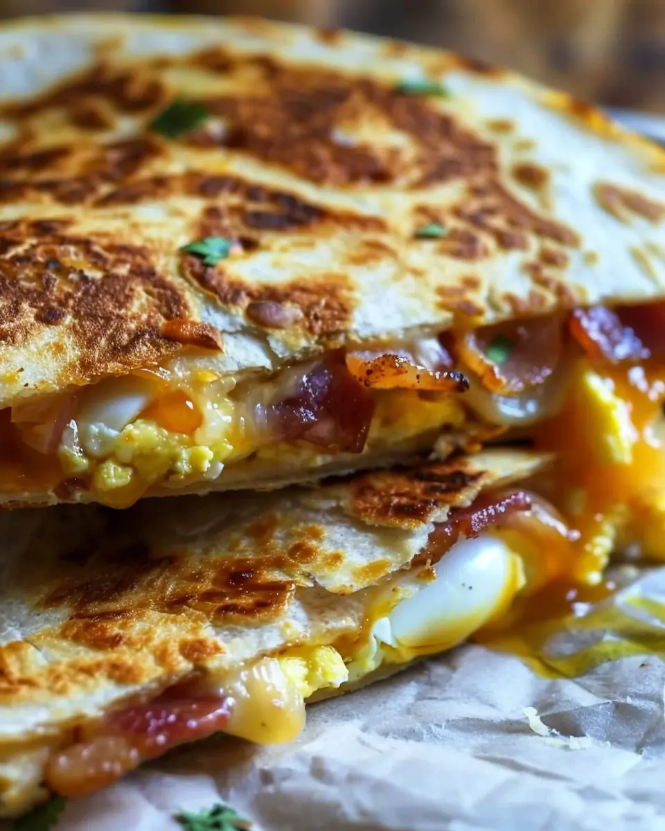 Bacon Egg Quesadillas: 4 Easy Turkey Bacon Breakfast Ideas