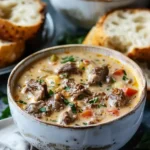 Irresistibly Creamy Philly Cheese Steak Soup You’ll Love