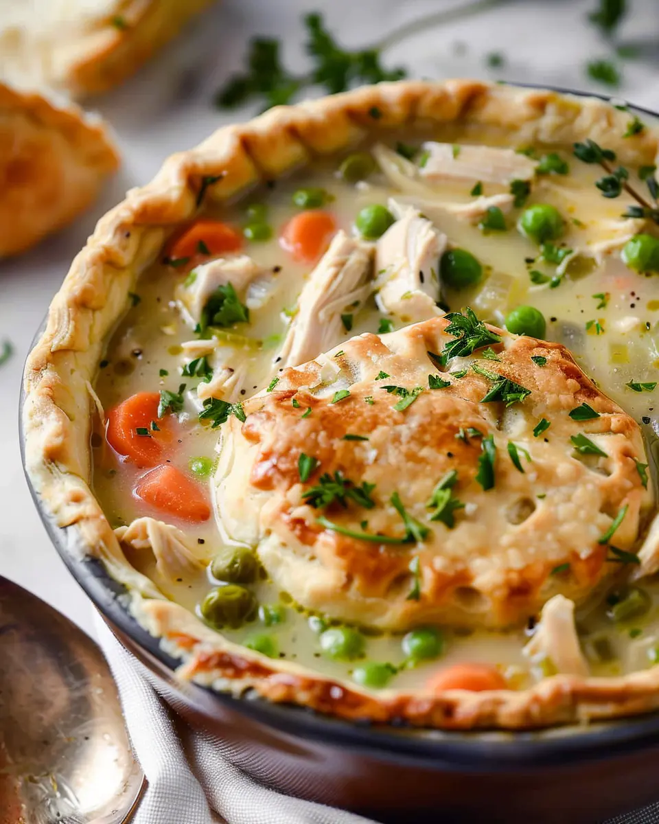 Chicken Pot Pie Soup: A Cozy Easy Recipe with Turkey Bacon