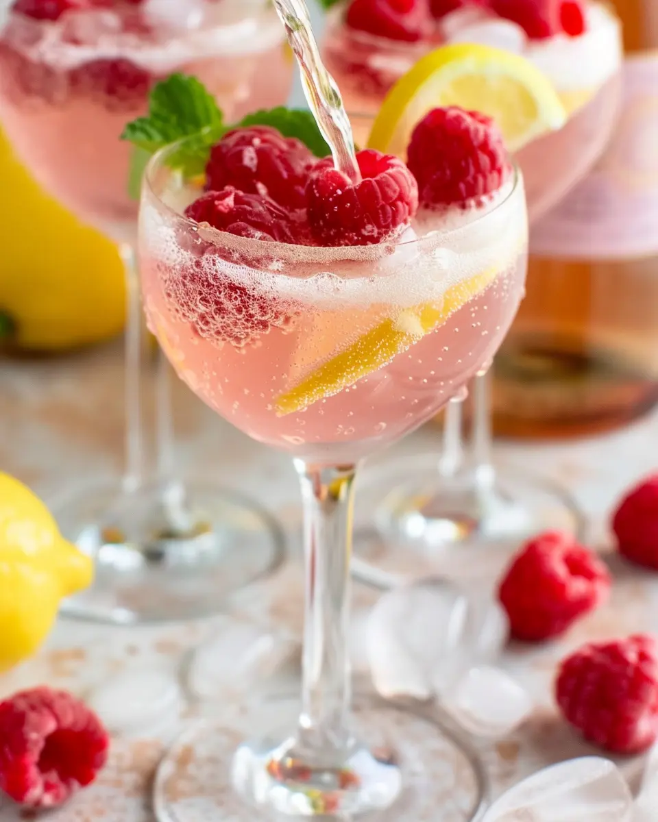 Raspberry Lemon Mimosas: Easy Sparkling Refreshment for All