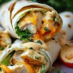 Quick Cheesy Chicken Wrap